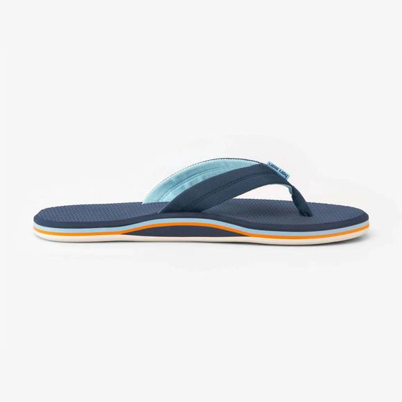 NEW HARI MARI men’s flip flop dunes in navy - Picture 1 of 4